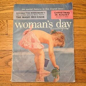 1955 Vintage Woman’s Day Magazine August
